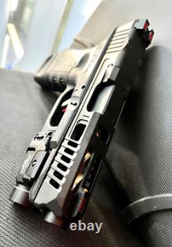Glock 19 Gen 3 Slide Fluted Barrel RMR Cut Complete Custom G19 Upper +FREE KNIFE