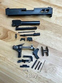 Glock 19 Gen 3 Slide, OEM Barrel, Upper & Lower Parts Kit & Case Complete Kit