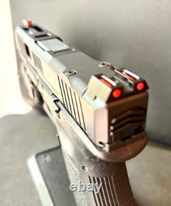 Glock 19 Gen 3 Slide Ported Barrel Complete Custom G19 Upper RMR Cut +FREE KNIFE