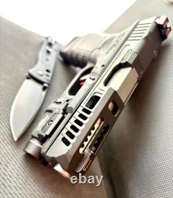 Glock 19 Gen 3 Slide Ported Barrel Complete Custom G19 Upper RMR Cut +FREE KNIFE