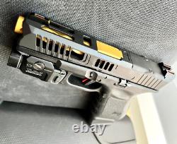 Glock 19 Gen 3 Slide RMR Cut Fluted Barrel Complete Custom G19 Upper +FREE KNIFE