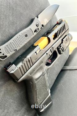 Glock 19 Gen 3 Slide RMR Cut Fluted Barrel Complete Custom G19 Upper +FREE KNIFE