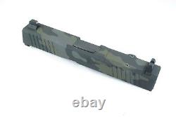 Glock 19 Gen 5 RMR Optic Ready Complete Slide Barrel Sights Black Multicam