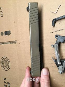 Glock 19 custom with upgrades Parts Lot Upper Slide & Parts rebuild / repair