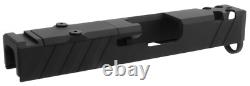 Glock 26 9mm Slide RMR Cut WithCover Plate + Barrel + Slide Upper Parts Kit, Black
