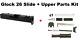 Glock 26 Gen 2 9mm Slide RMR Cut WithCover Plate + Upper Parts Kit Fits Polymer 80