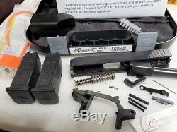 Glock 26 Gen 3 Slide Barrel Upper & Lower Parts Kit-MATCHING Case-9MM P80 BUILD