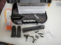 Glock 26 Gen 3 Slide Barrel Upper & Lower Parts Kit-MATCHING Case-9MM P80 BUILD