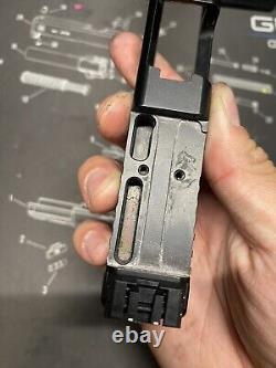 Glock 34 Gen 5 MOS Factory OEM Slide Serrations Black nDLC Optic Ready Used