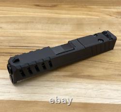 Glock 43 43x Complete Black custom Slide Lighting & Raptor sights Black Barrel