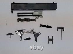 Glock 43 OEM Complete Slide Barrel Upper & Frame Parts Kit Case 2 Magazines P80