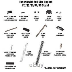 Glock Factory Full Size Upper Parts Kit 17/22/31 Fits Polymer 80 1153