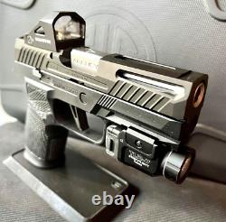 Grey Ghost Sig P320 Slide with Red Dot Sight Agency Arms 3.9 Barrel Compact Upper