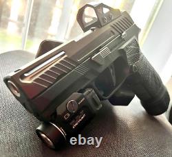 Grey Ghost Sig P320 Slide with Red Dot Sight Agency Arms 3.9 Barrel Compact Upper