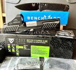 Grey Ghost Sig P320 Slide with Red Dot Sight Agency Arms 3.9 Barrel Compact Upper