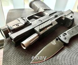 Grey Ghost Sig P320 Slide with Red Dot Sight Agency Arms 3.9 Barrel Compact Upper