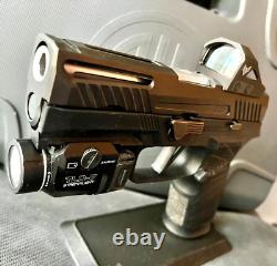 Grey Ghost Sig P320 Slide with Red Dot Sight Agency Arms 3.9 Barrel Compact Upper