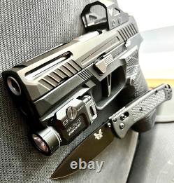 Grey Ghost Sig P320 Slide with Red Dot Sight Agency Arms 3.9 Barrel Compact Upper