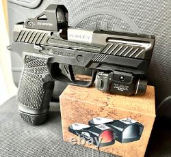 Grey Ghost Sig P320 Slide with Red Dot Sight Agency Arms 3.9 Barrel Compact Upper