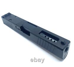 High Table Glock 19 Gen 5 Black TV Slide Complete With Black Ported Barrel & RMR