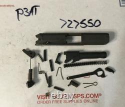 Keltec P3AT 380 Parts Lot Upper Slide, barrel And Parts rebuild / repair 3534