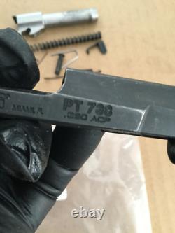 Keltec PT738 Parts Lot Upper Slide, barrel And Parts rebuild / repair 56745