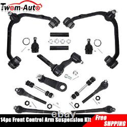 Kit for Ford F-150 2WD 14Pc Front Suspension Control Arm Ball Joint Tie Rod Ends