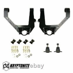 Kryptonite Upper Control Arm Kit & Cam Bolt Kit For 07-18 GM 1500/SUVs With 6 Lugs
