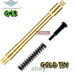 L2D COMBAT ENHANCED FLUTED Upper Slide Parts Kit For GL0CK 43 43X 48 Gold TIN