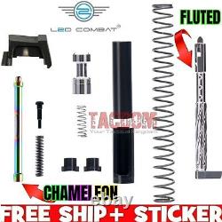 L2D COMBAT ENHANCED Upper Slide Parts Kit For GL0CK 9MM Stainless CHAMELEON ROD