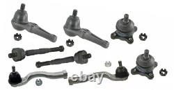 Mitsubishi Parts 2 Lower Upper Ball Joint 4 Tie Rods End Steering 01-06 Montero