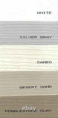 Mobile Home Vinyl Skirting Grey Upper & Lower Underpinning Track Trim Kit 5