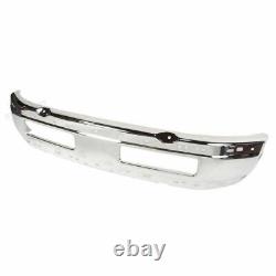 New Front Bumper Chrome Steel Kit For 1994-2002 Dodge Ram 1500 2500 3500