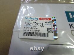 New Genuine Kubota Engine Upper Gasket Kit Part # 1g823-99354 D902