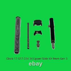 New OEM GL0CK 17 G17 G34 34 Upper Slide Kit 9mm Gen 3