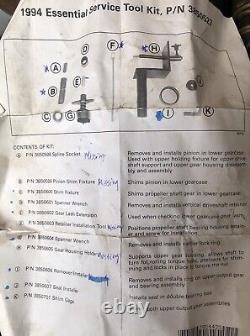 OMC KING COBRA HU MD UPPER LOWER DRIVESHAFT GEAR CASE STERNDRIVE Tool Kit Parts