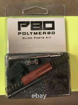 P80 GLOCK Upper Slide Parts Kit G26 G27 9mm 40 With SS Guide Rod