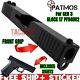 PATMOS Arms JUDAH slide + SIGHTS for GL0CK 17 416 Stainless Black Nitride #1