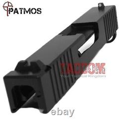 PATMOS Arms JUDAH slide + SIGHTS for GL0CK 43 43X Stainless Black Nitride 9mm