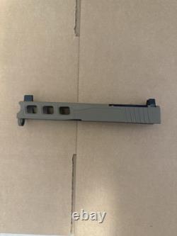 PSA Dagger Stripped Slide SW1 RMR/Holosun Cut FDE Glock Gen 3 Compatible Compact