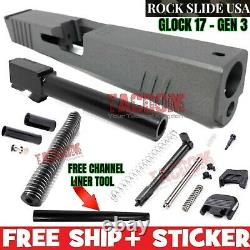 ROCKSLIDE USA TUNGSTEN RS1 Slide for Glok 17 PF940v2 + BARREL + SLIDE PARTS USA