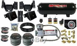 Rear Load Level Kit withCompressor & Tank Fits 4 Lifted 18-19 Silverado 2500 3500
