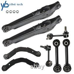 Rear Suspension Kit Upper Lower Control Lateral Toe Arms Sway Bar Links 8PCs