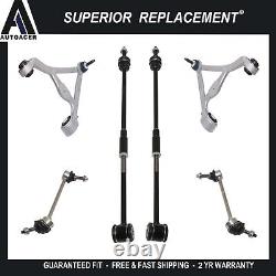 Rear Upper Control Arms, Rear Sway Stabilizer Bar Links & Tie Rods 6p For JAGUAR