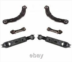 Rear Upper & Lower Control Arms for 08-14 Mitsubishi Lancer 6PC Kit