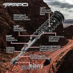 Return Parts FAPO P3 8-Stage Full Set 3-4.5 Lift Shocks For Jeep Wrangler JK