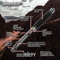 Return Parts FAPO P3 8-Stage Full Set 3-4.5 Lift Shocks For Jeep Wrangler JK