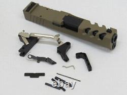 Rock Slide USA 9mm Upper, LPK & Barrel For Glock 26 GEN3-4 RS2SC9-RMR FDE