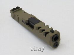 Rock Slide USA 9mm Upper, LPK & Barrel For Glock 26 GEN3-4 RS2SC9-RMR FDE