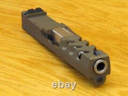 Rock Slide USA Complete Upper for Glock 19 9mm With SS Barrel & LPK. RMR BRONZE